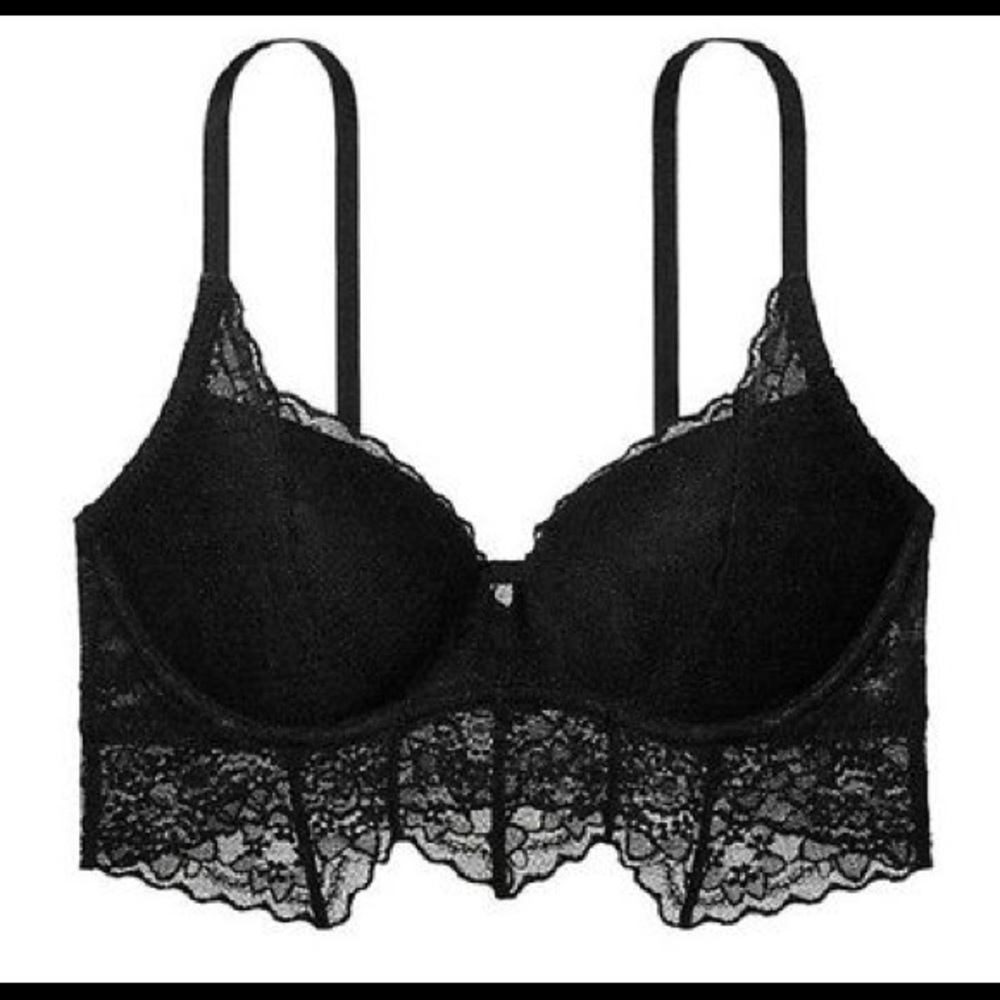 VS Pink Lace Bralette